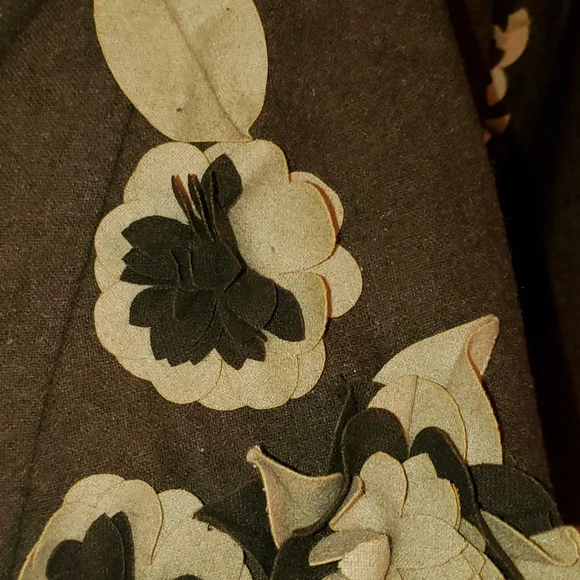 Brown Floral Wool Ryu Anthropologie Jacket - Picture 8 of 9
